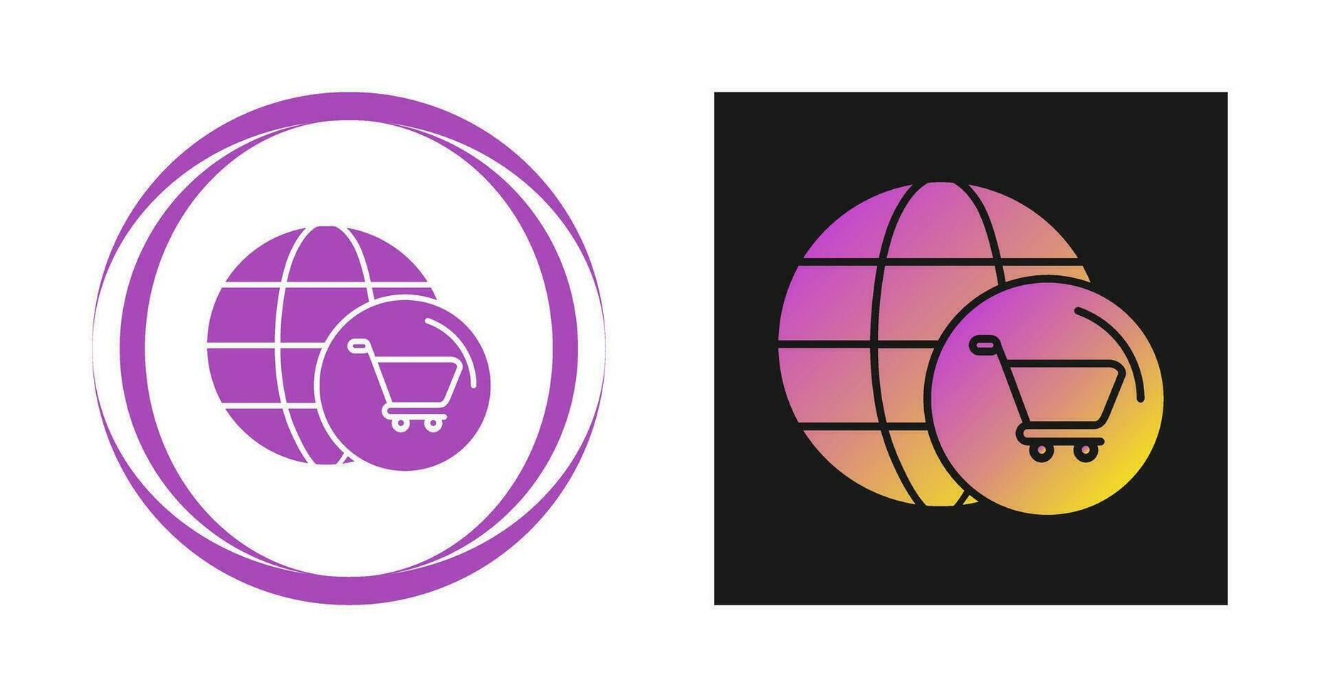 World Cart Vector Icon
