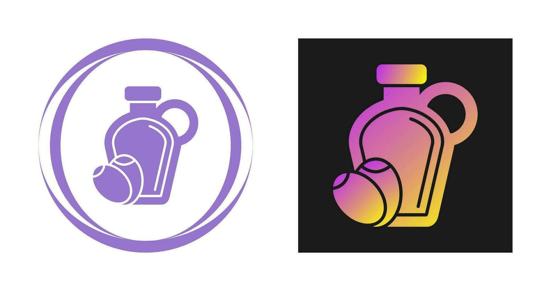 Olive Oil Vector Icon