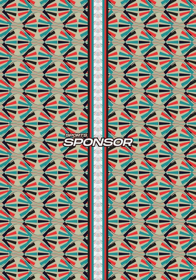 Vector Background Uniqeu Motif for Sport Jersey Sublimation Pattern Texture