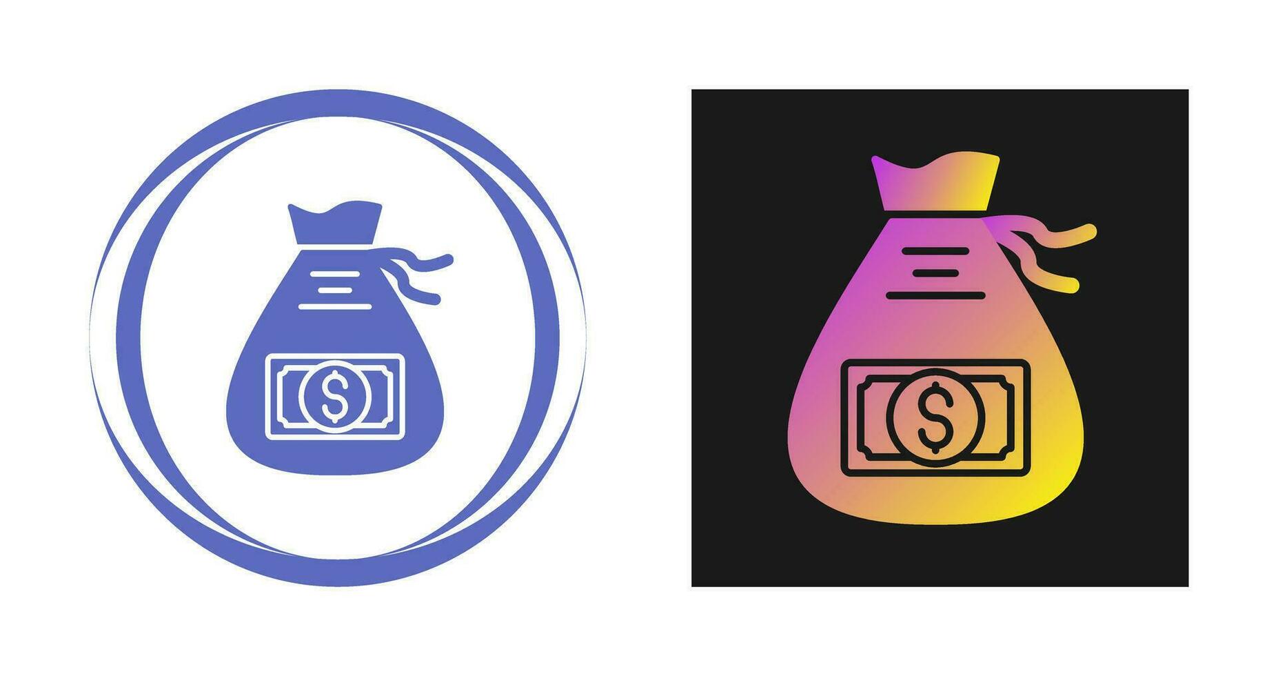 Money Bag Vector Icon