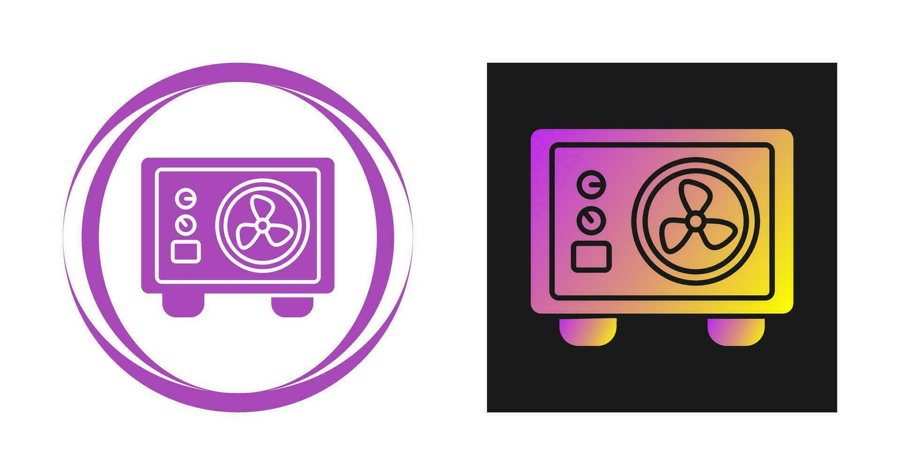 Outdoor Ac Vector Icon