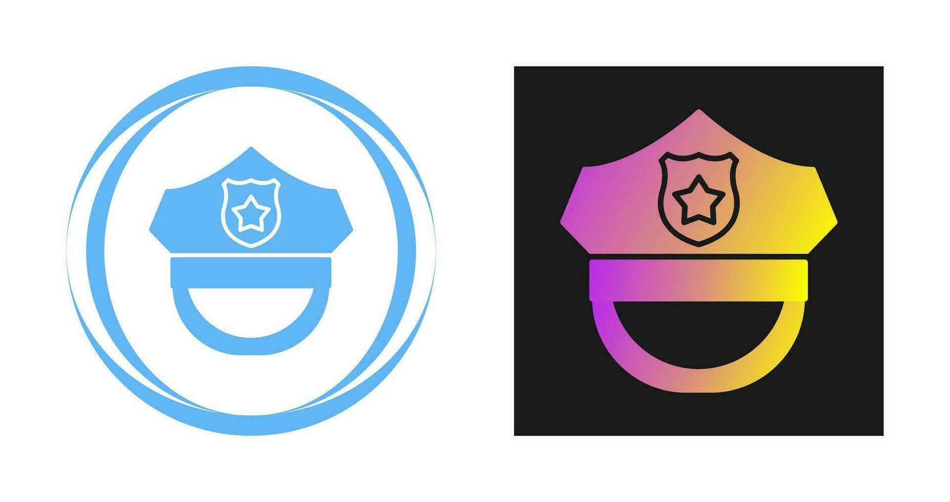 Police Hat Vector Icon