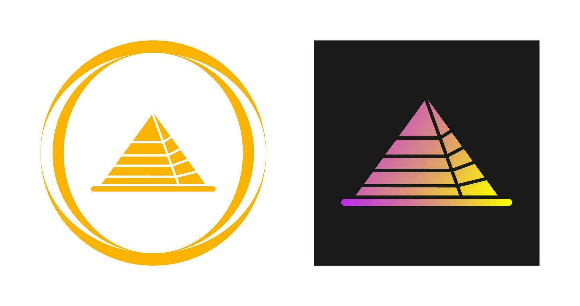 Pyramid Vector Icon