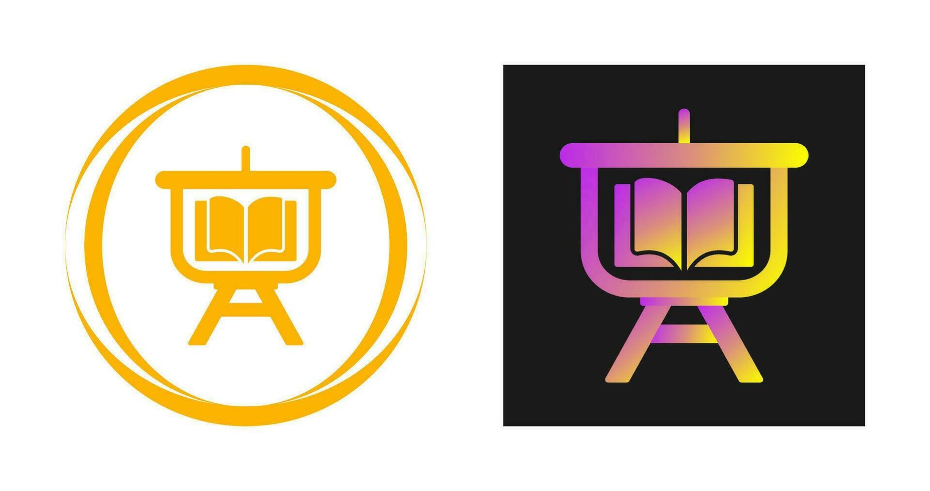 Education Presentation Vector Icon