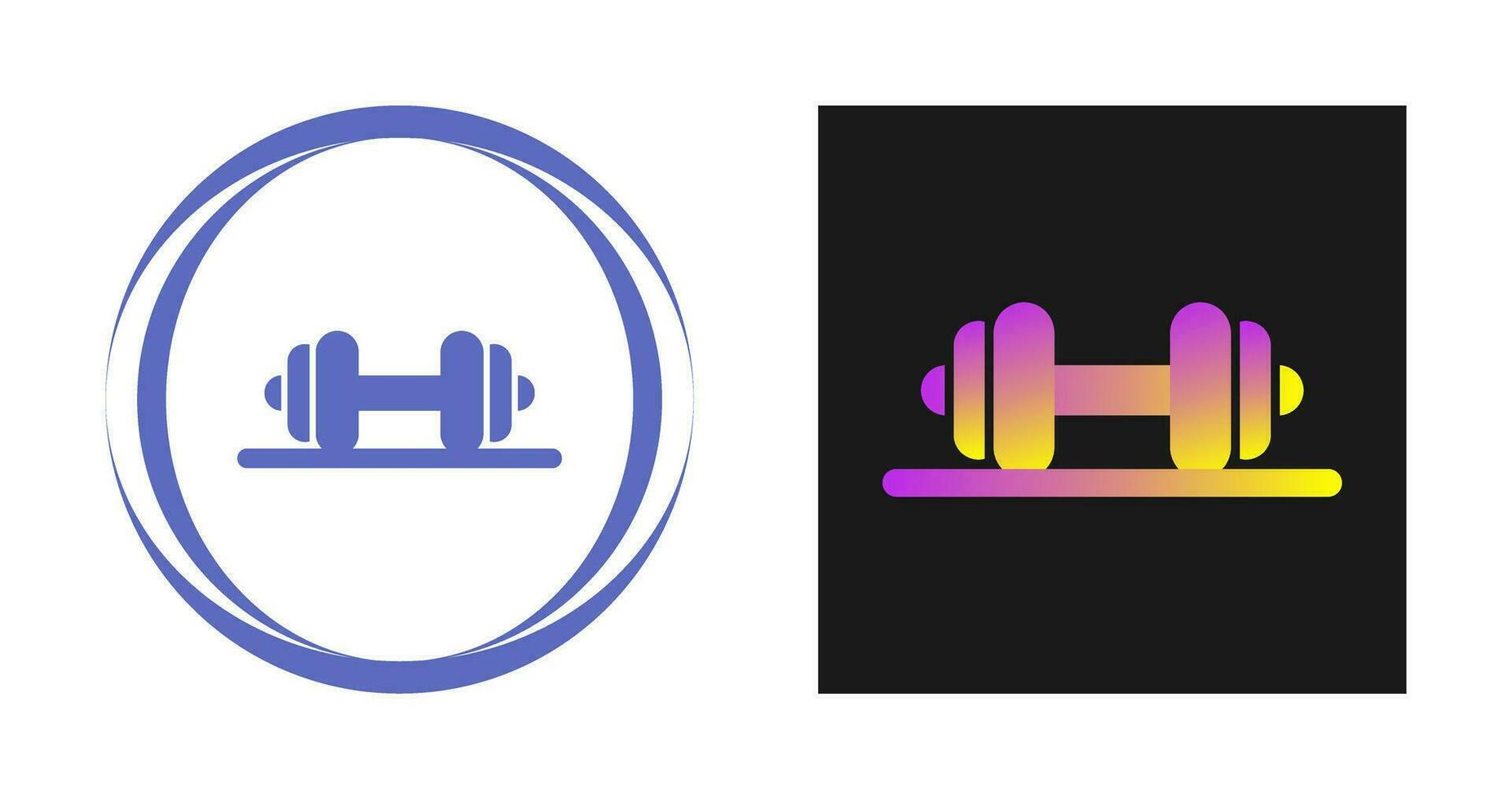 Dumbbell Vector Icon