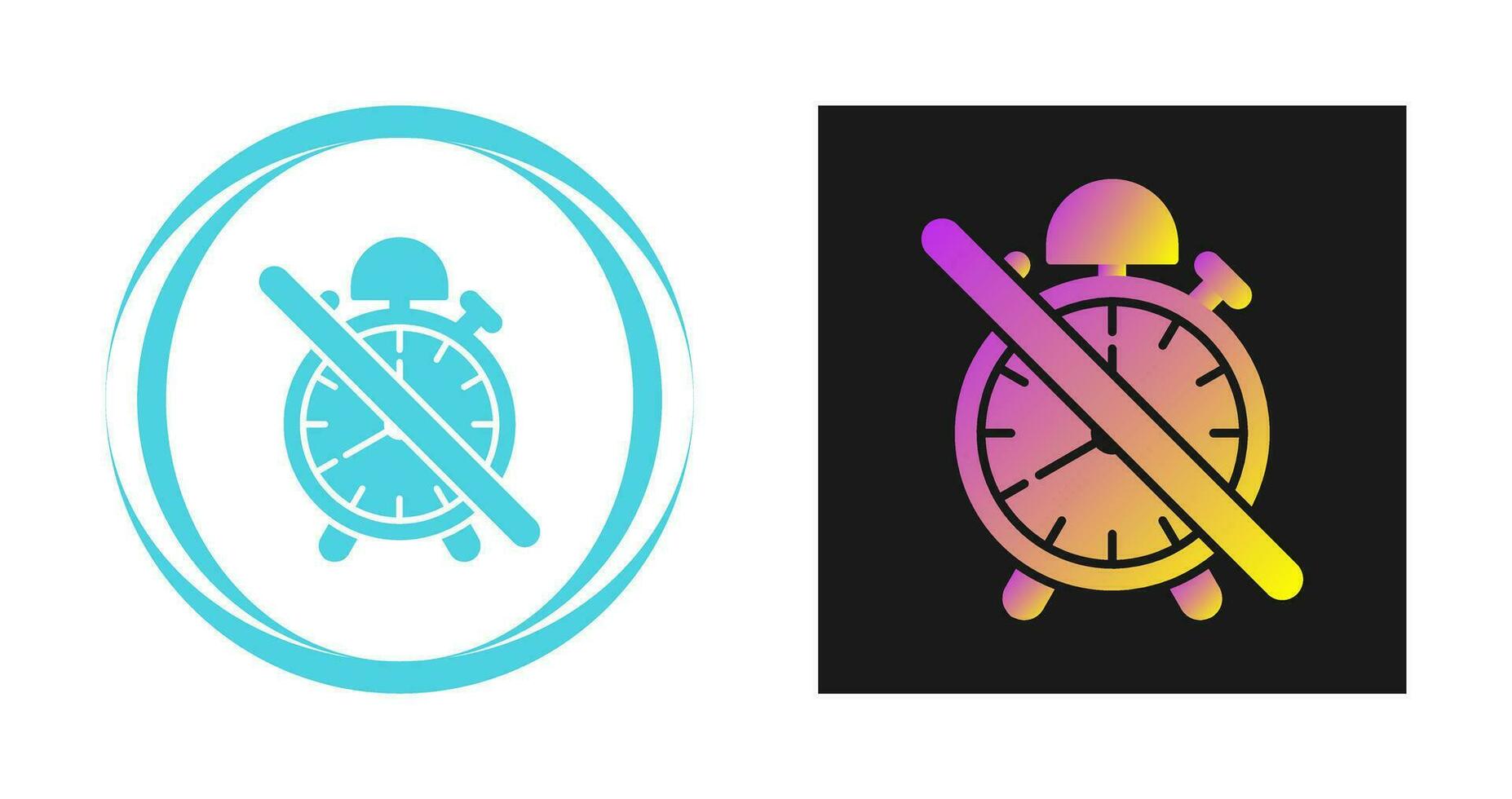 No Alarm Vector Icon