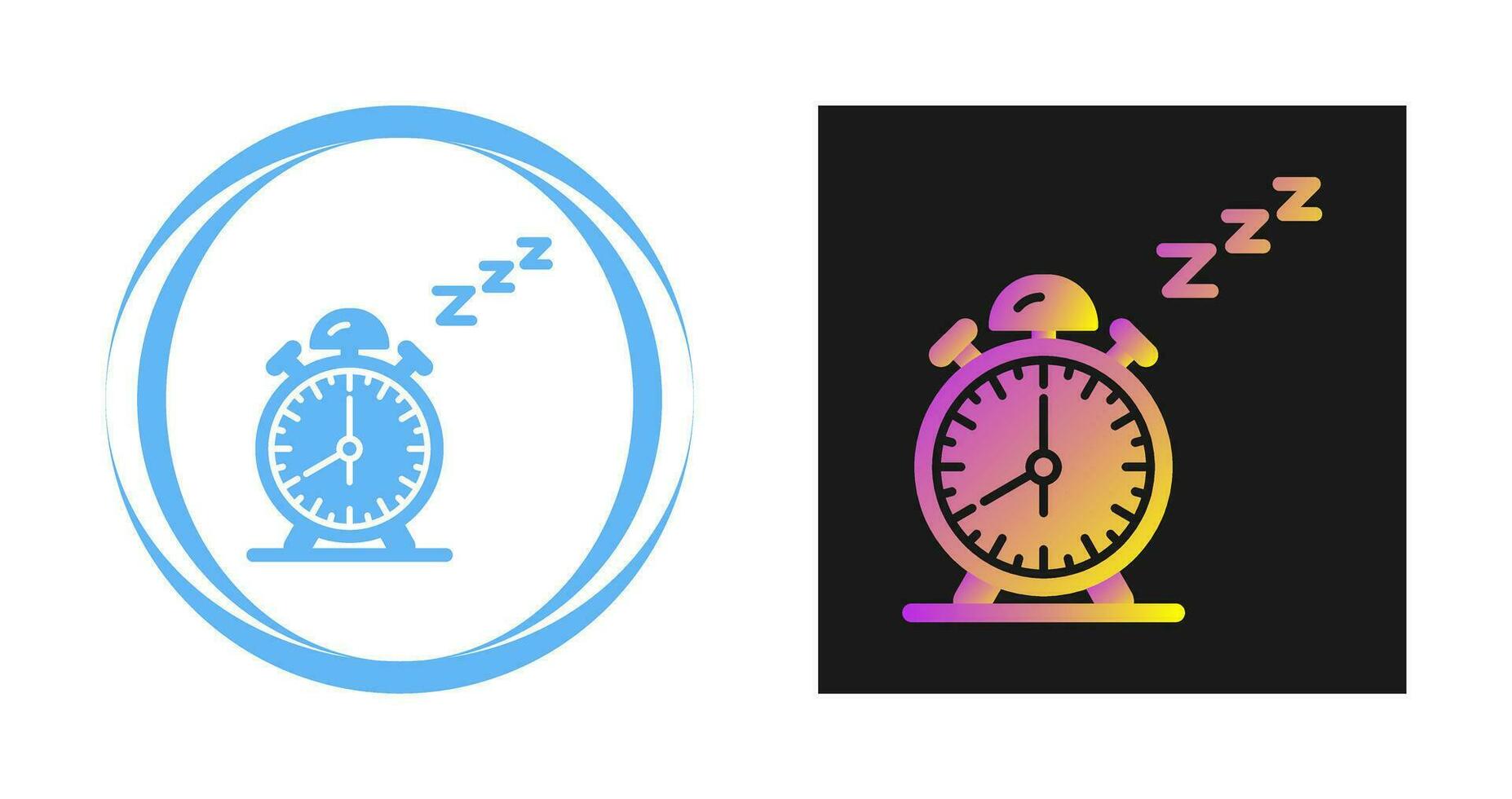 icono de vector de tiempo de sueño