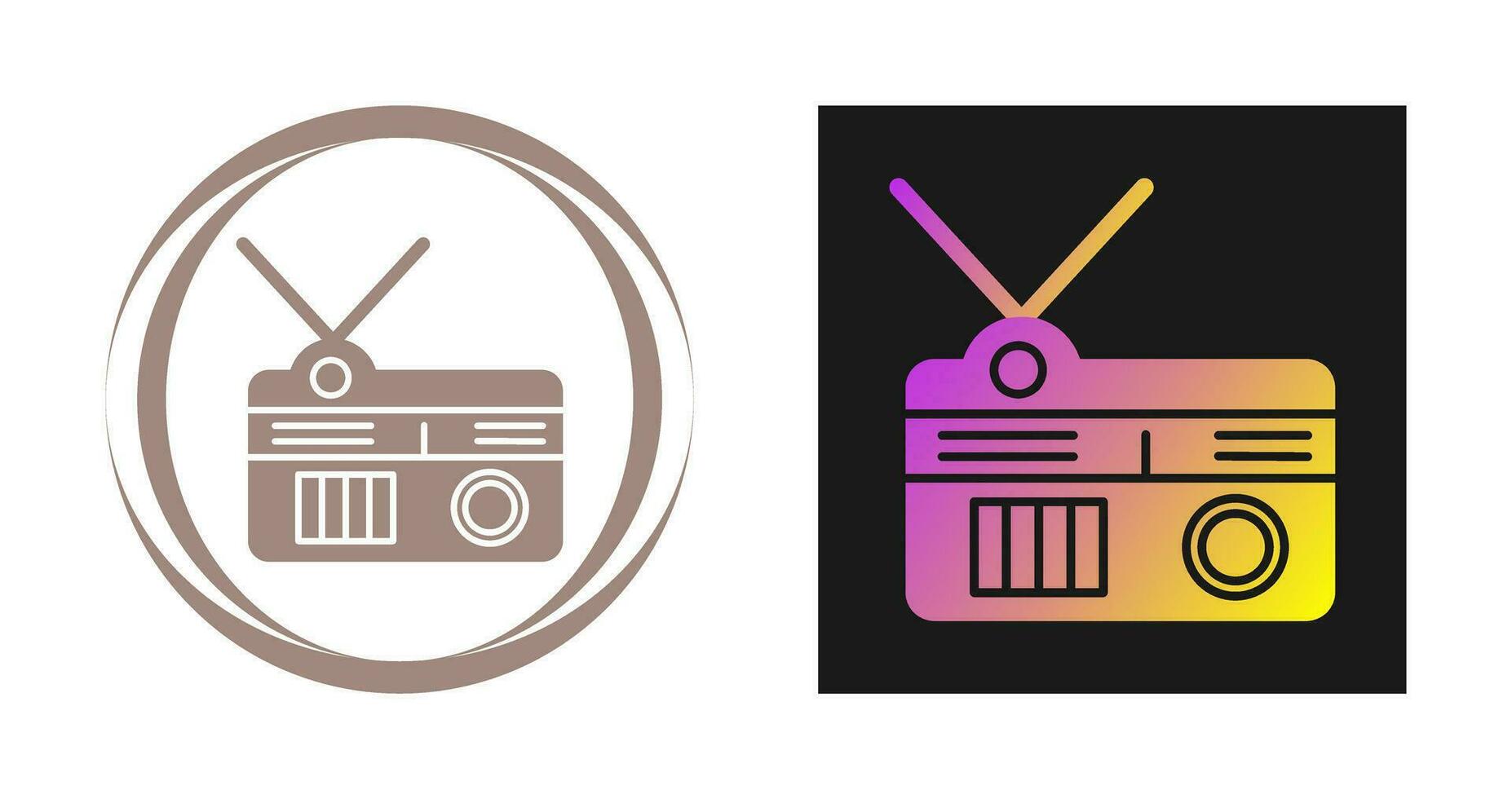 Radio Vector Icon