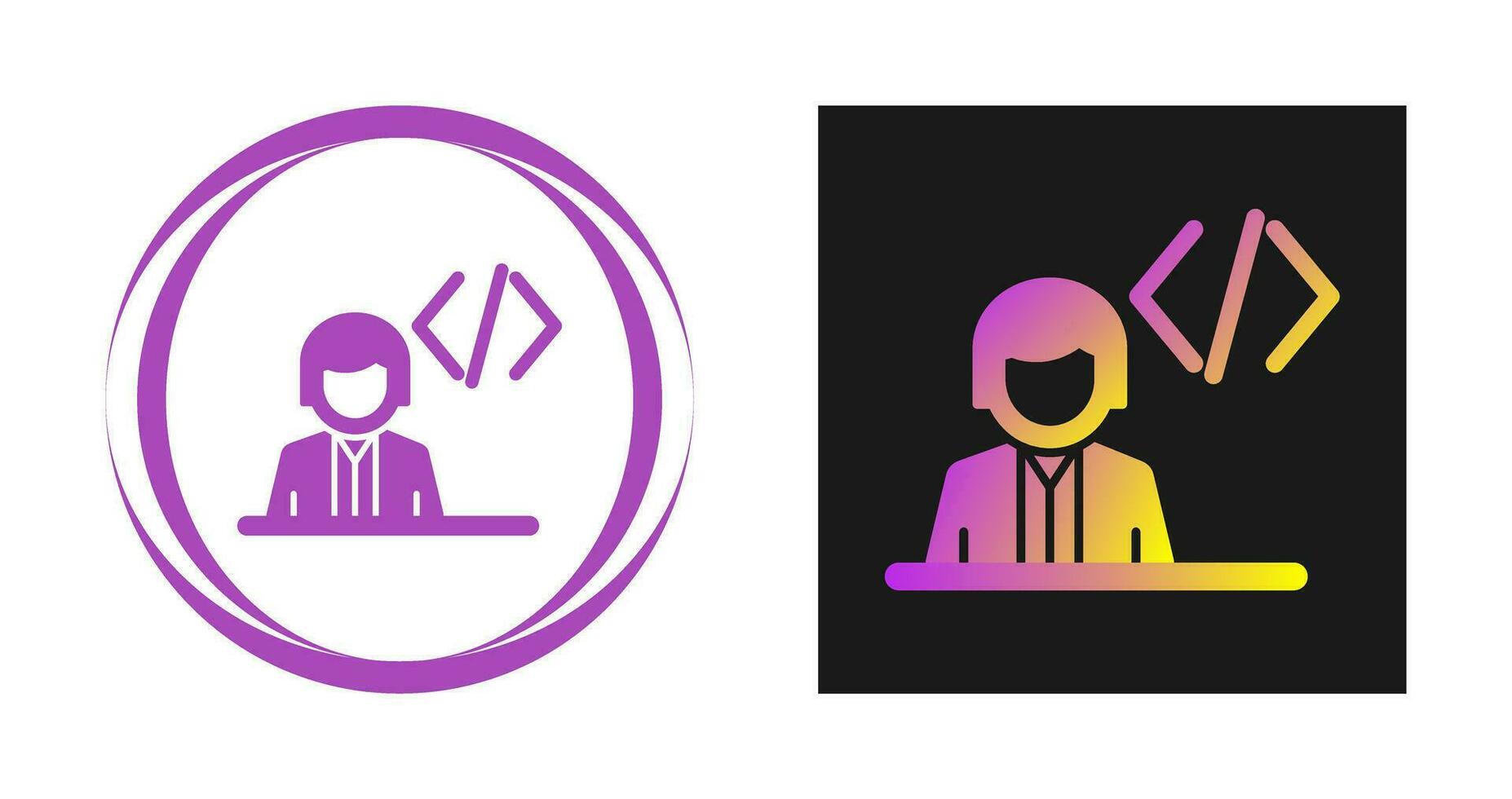 Programmer Vector Icon