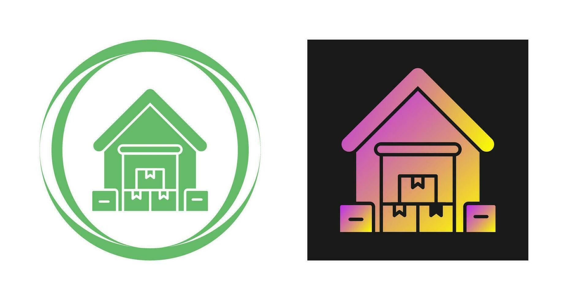 Warehouse Vector Icon