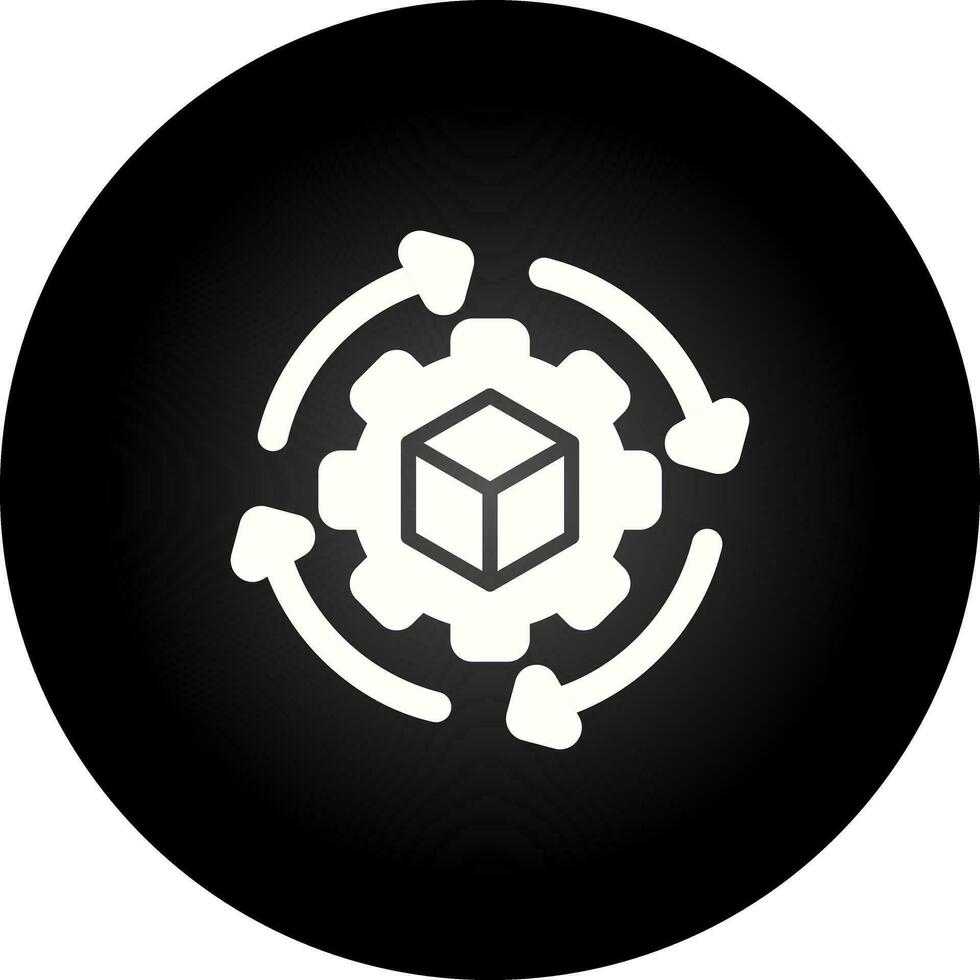 Supply Chain Analytics Vector Icon