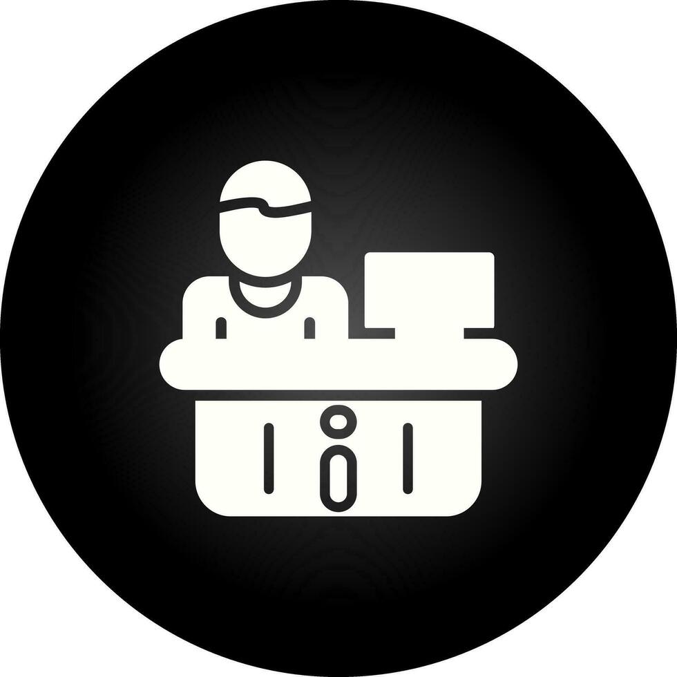 Information Desk Vector Icon