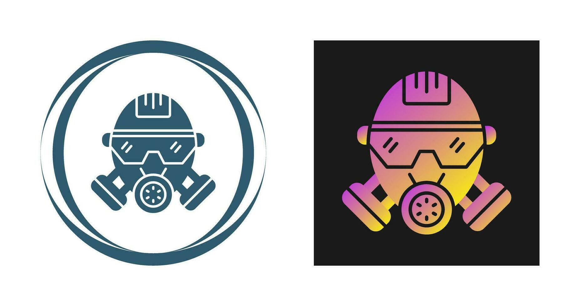 Gas Mask Vector Icon