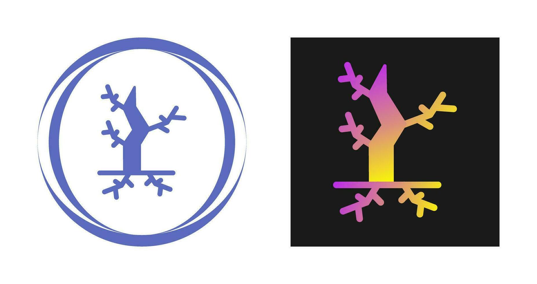 Dead Tree Vector Icon
