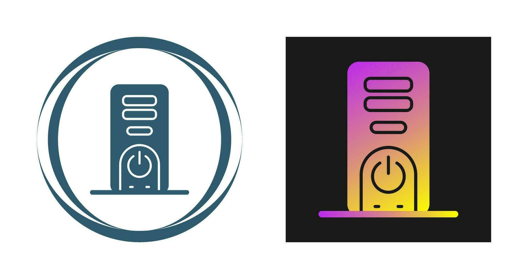 Cpu Tower Vector Icon