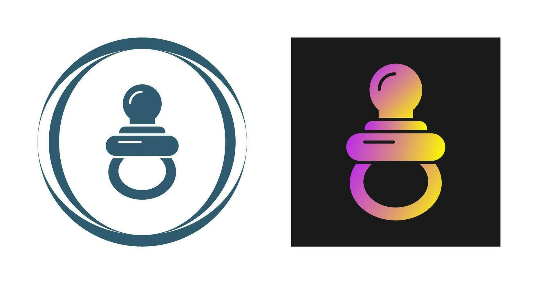 Pacifier Vector Icon