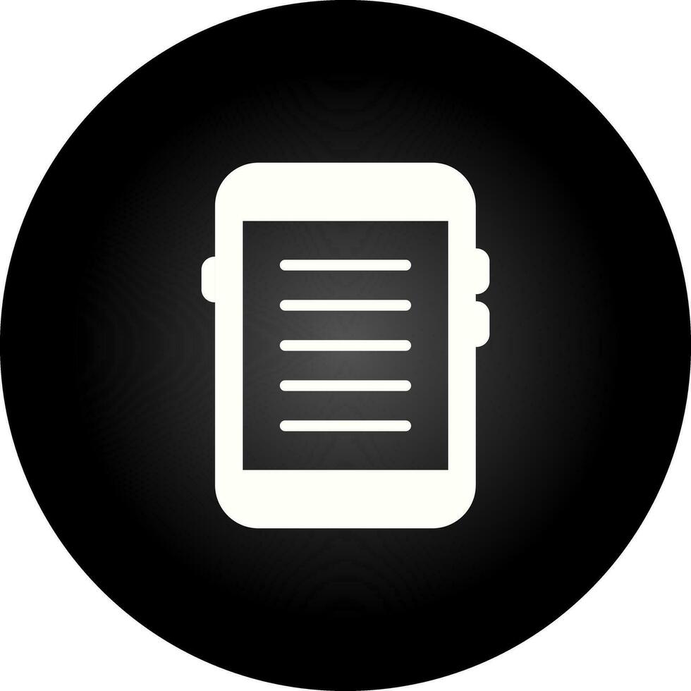 E-reader Vector Icon