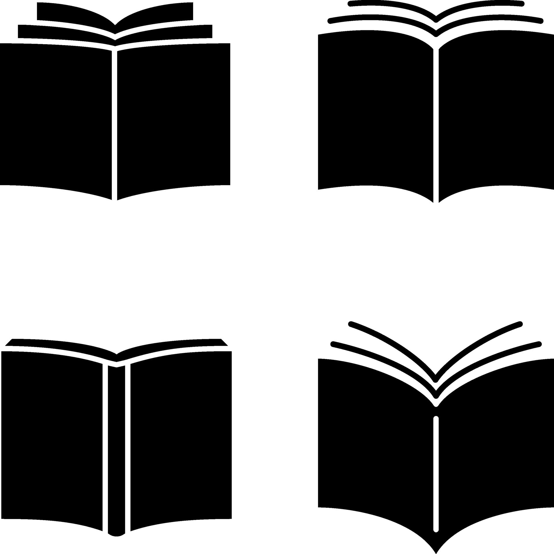 black books icon set on white background 27913697 Vector Art at Vecteezy