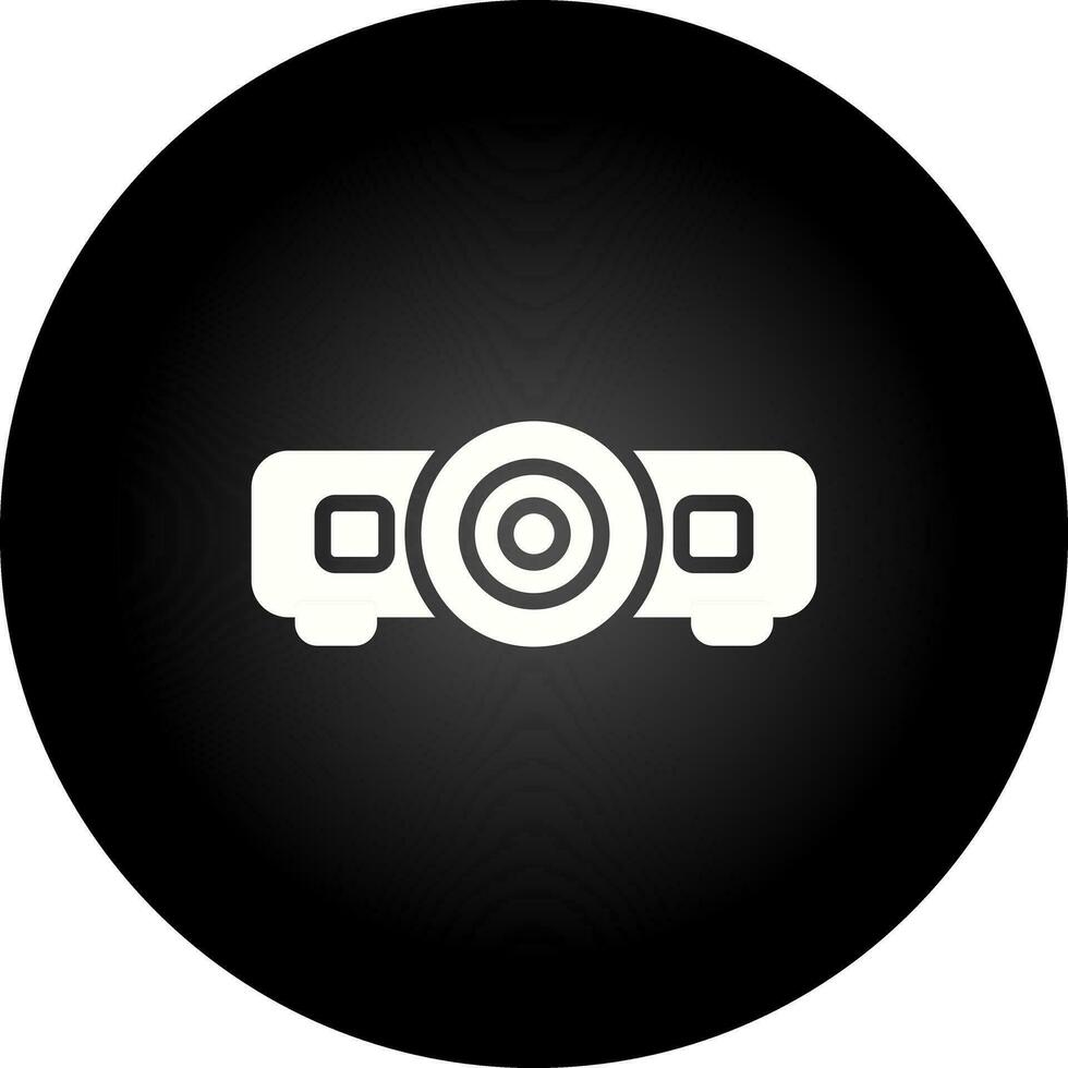 icono de vector de proyector