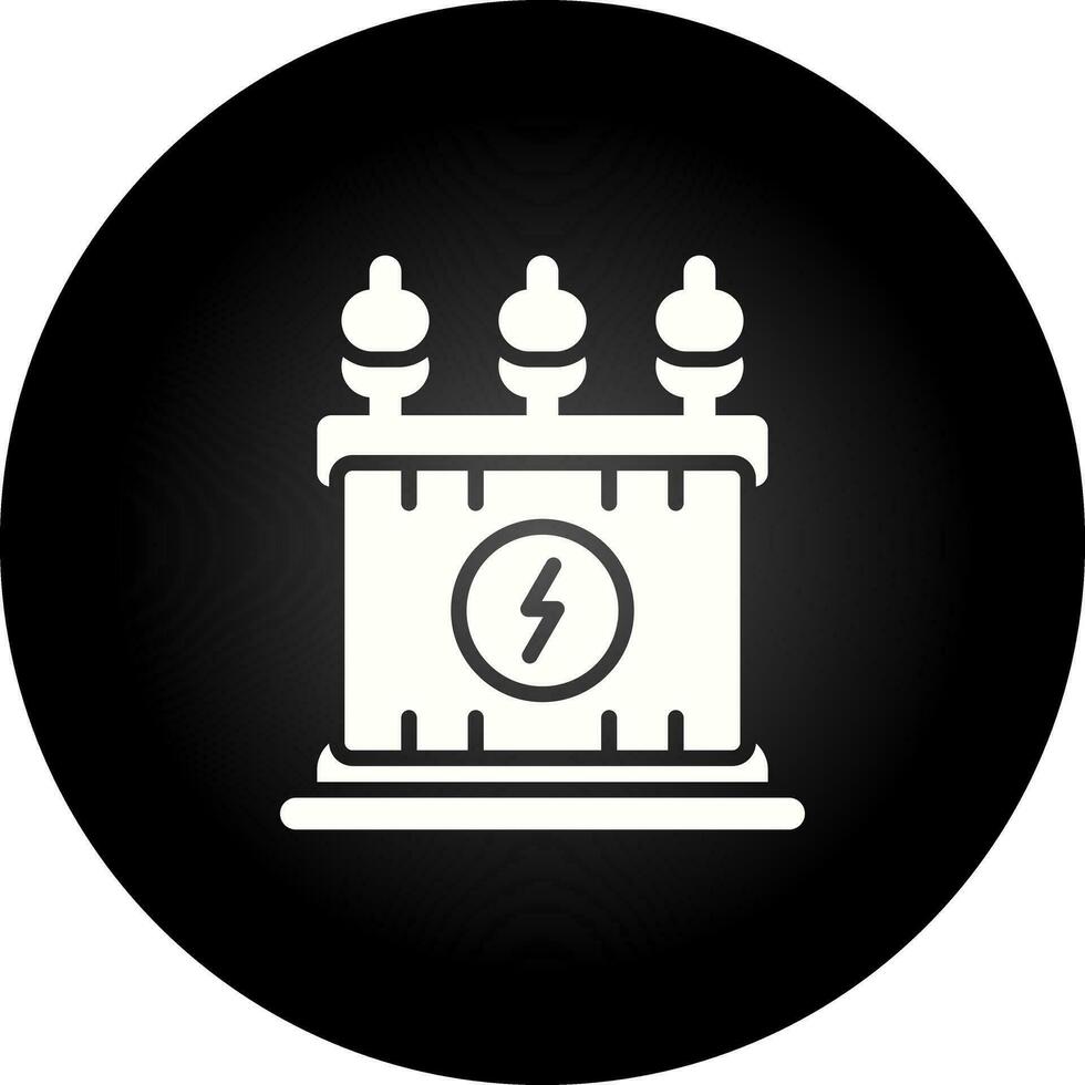 Power Transformer Vector Icon