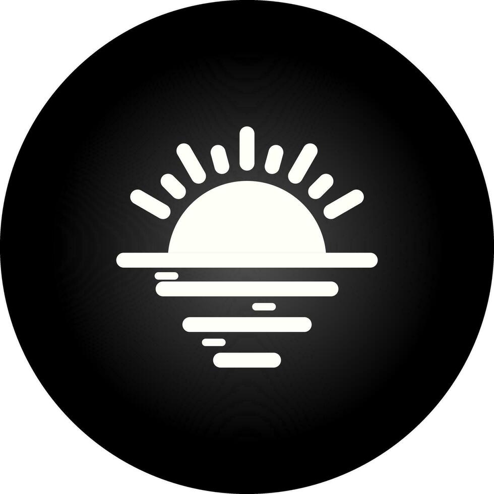 Sunset Vector Icon