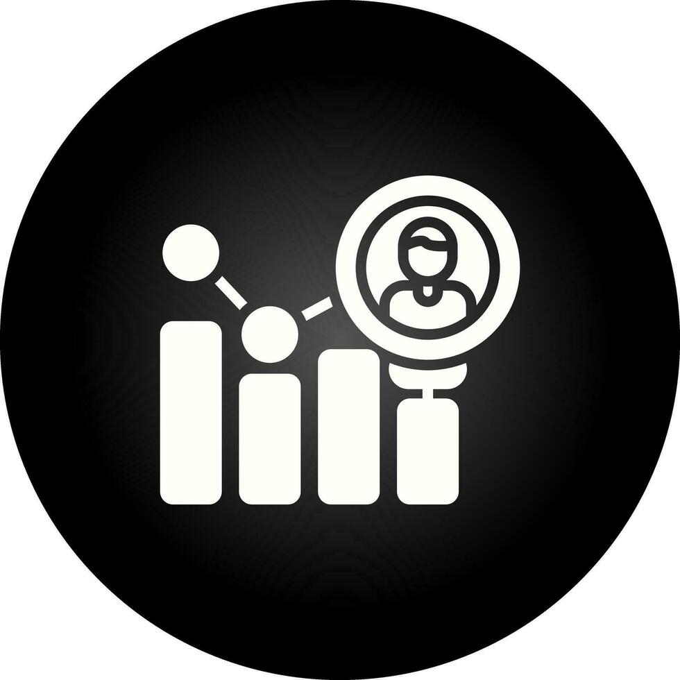 Customer Analytics Vector Icon