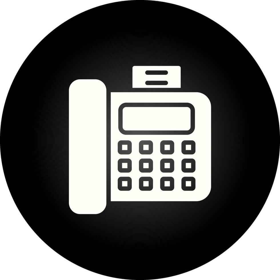 Fax Machine Vector Icon