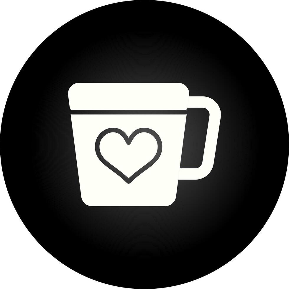 icono de vector de taza