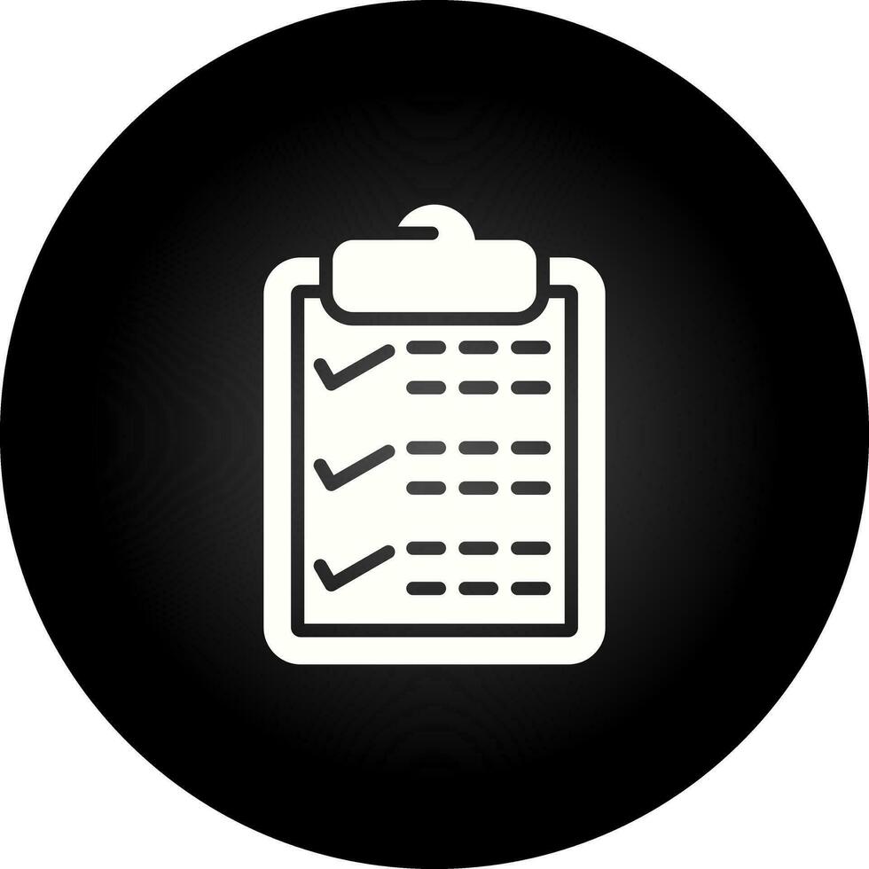 Clipboard with checkmark Vector Icon