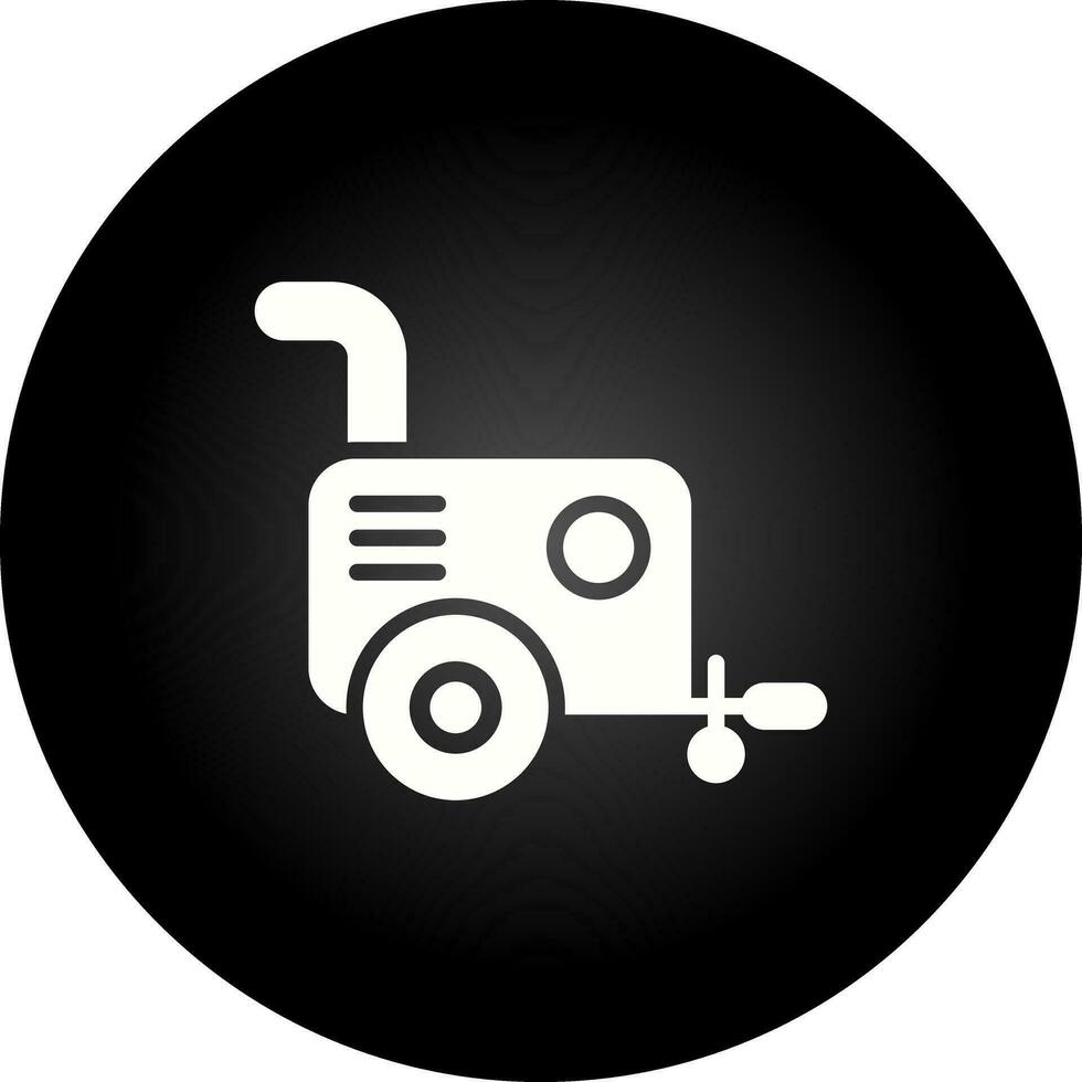 Portable air compressor Vector Icon