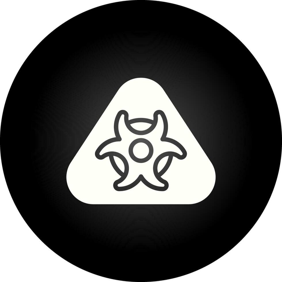 Hazardous materials symbol Vector Icon
