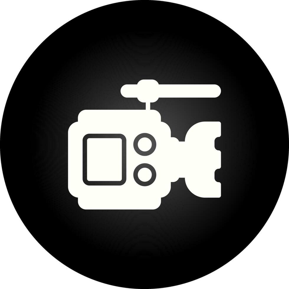 icono de vector de cámara de vídeo