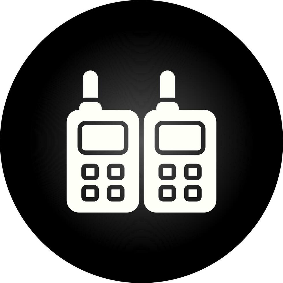 Two way Radio Vector Icon