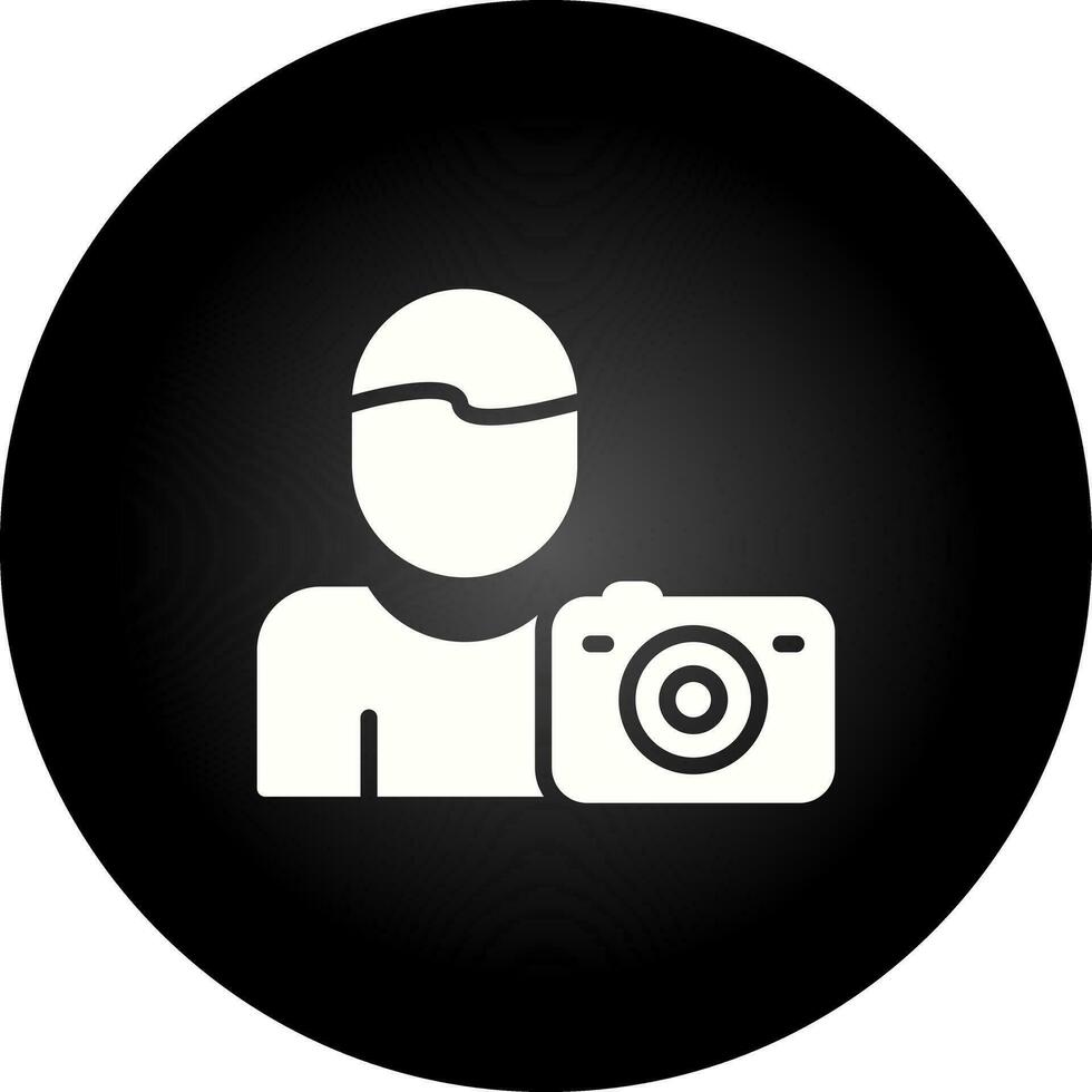 fotógrafo vector icono