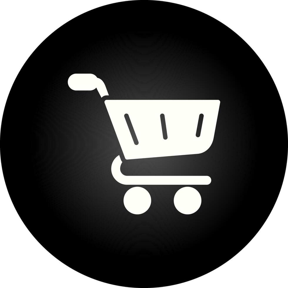 icono de vector de carrito de compras