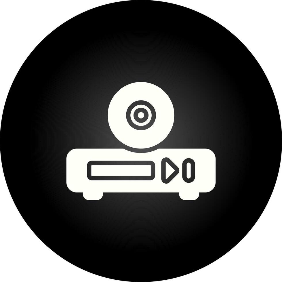 DVD conducir vector icono