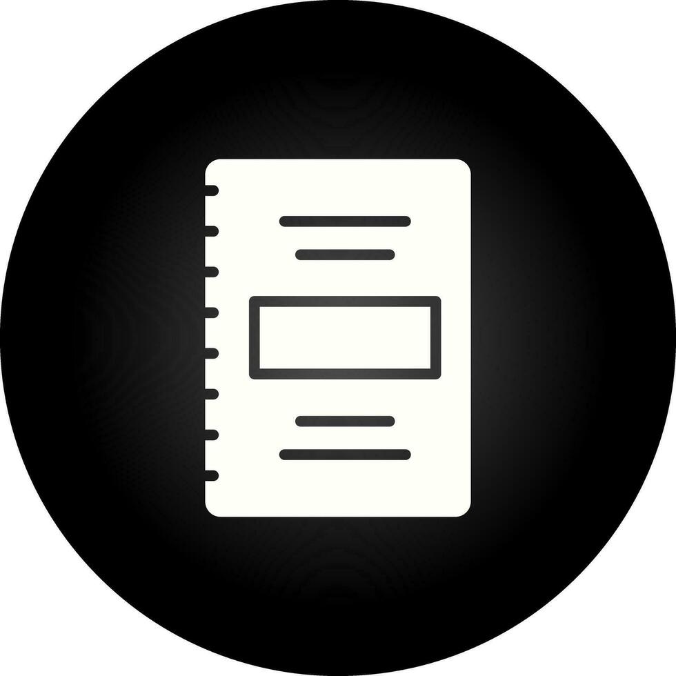 Notebook Vector Icon