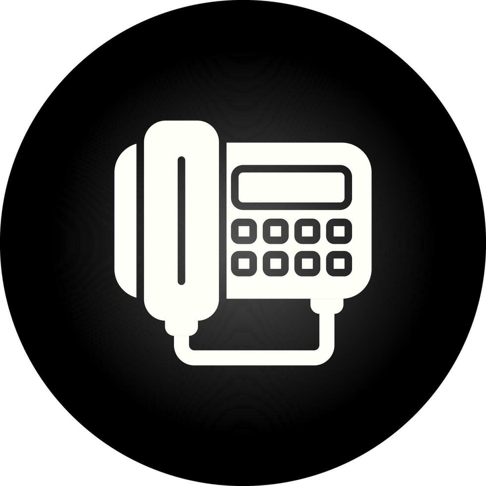 Fax Machine Vector Icon