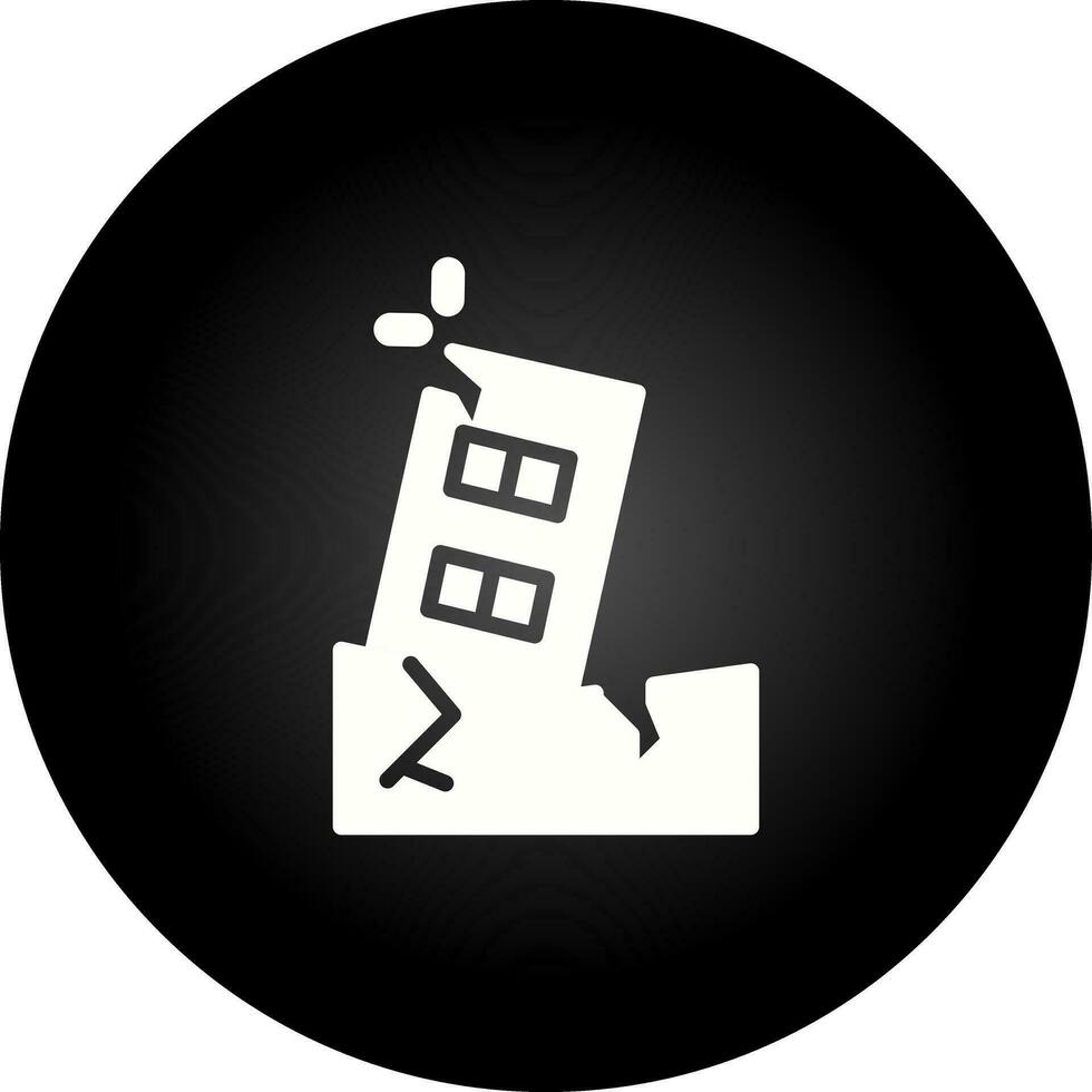 Earthquake Vector Icon