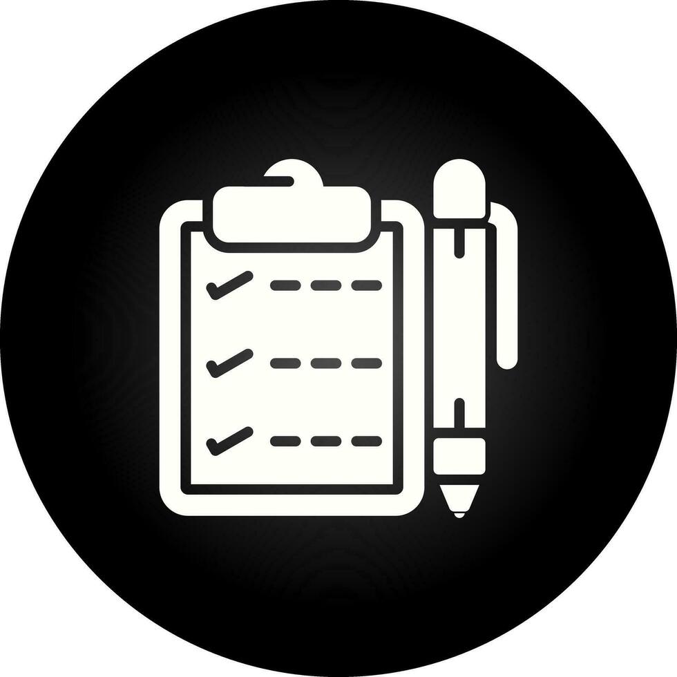 Notepad with pen Vector Icon