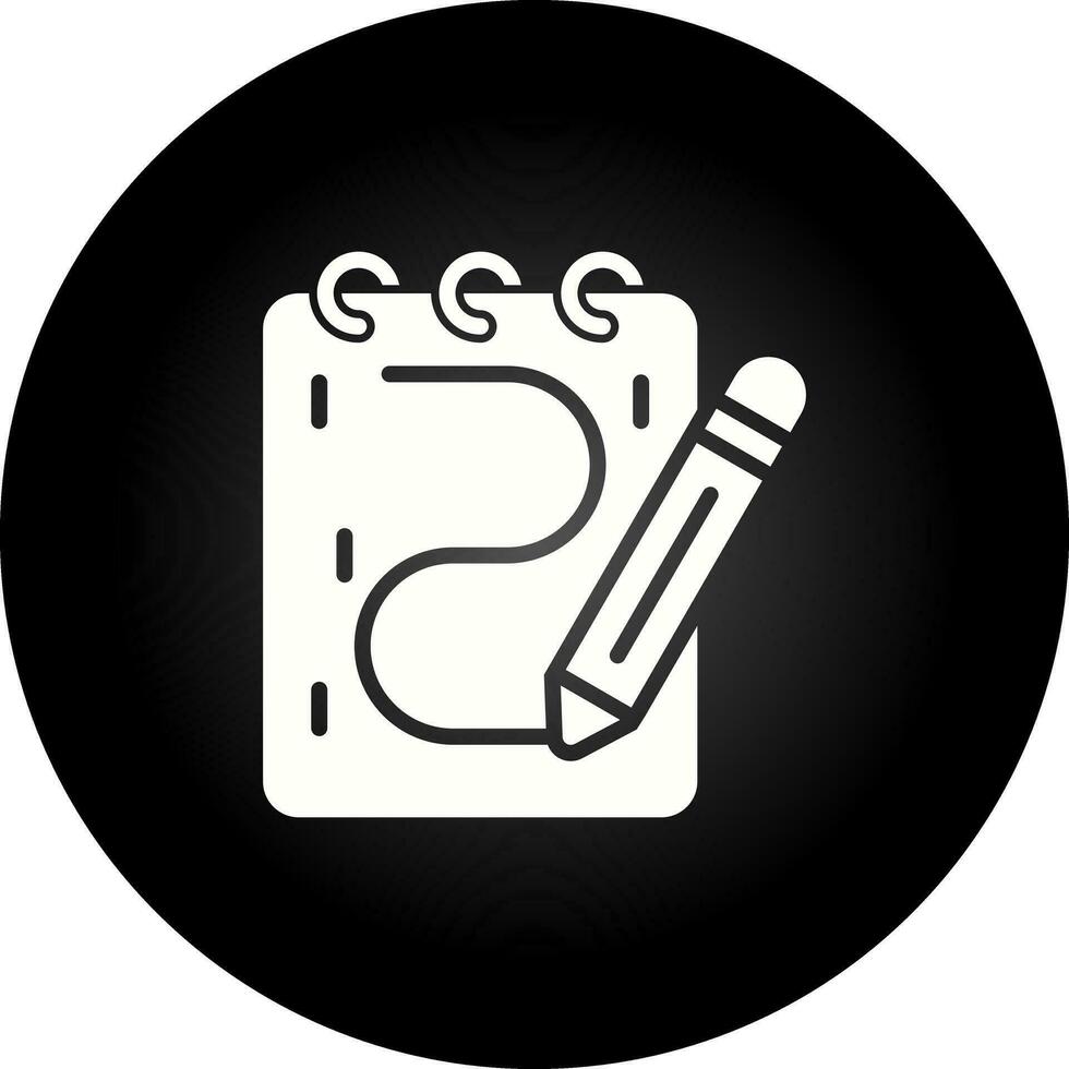 Sketching Vector Icon