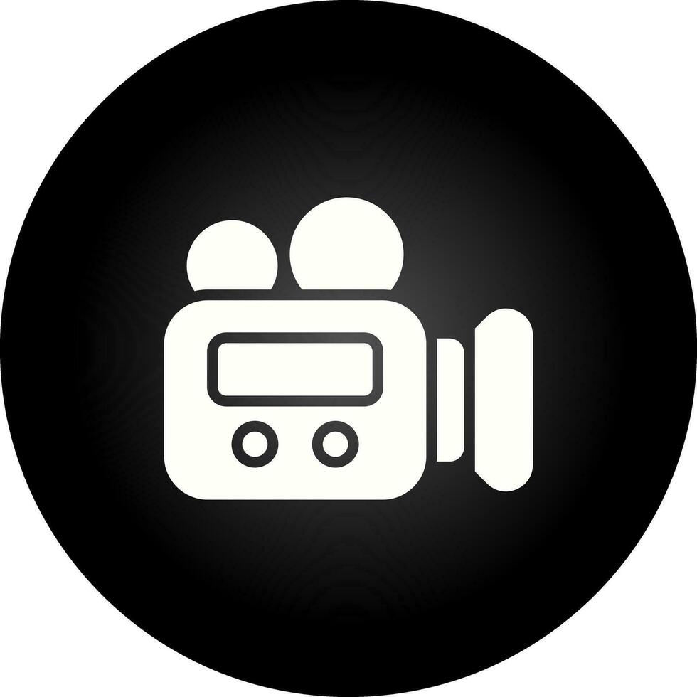 icono de vector de cámara de vídeo