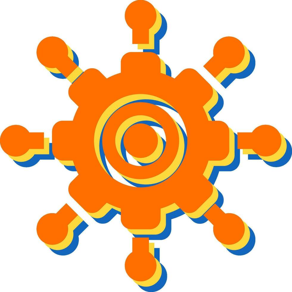 Microservices Vector Icon