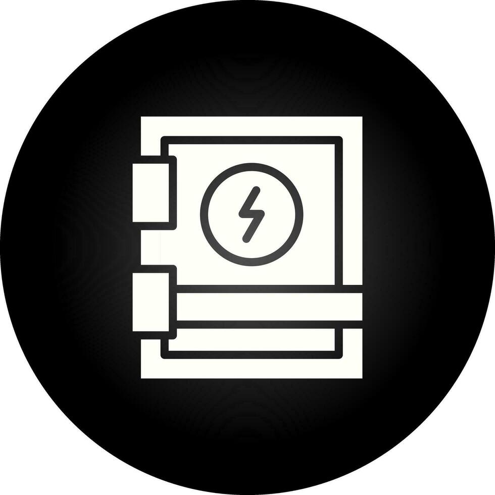 icono de vector de panel eléctrico