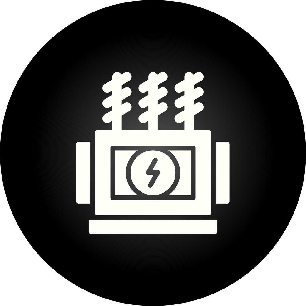 Power Transformer Vector Icon