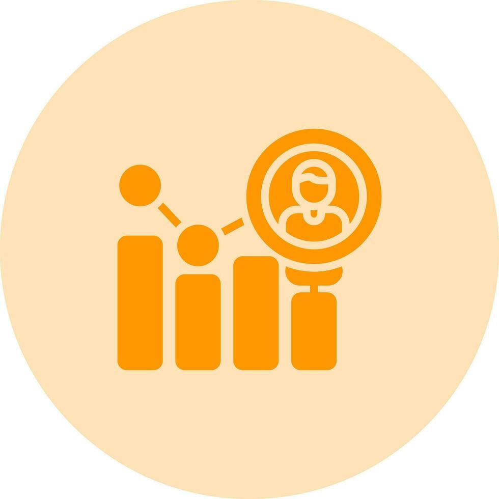 Customer Analytics Vector Icon