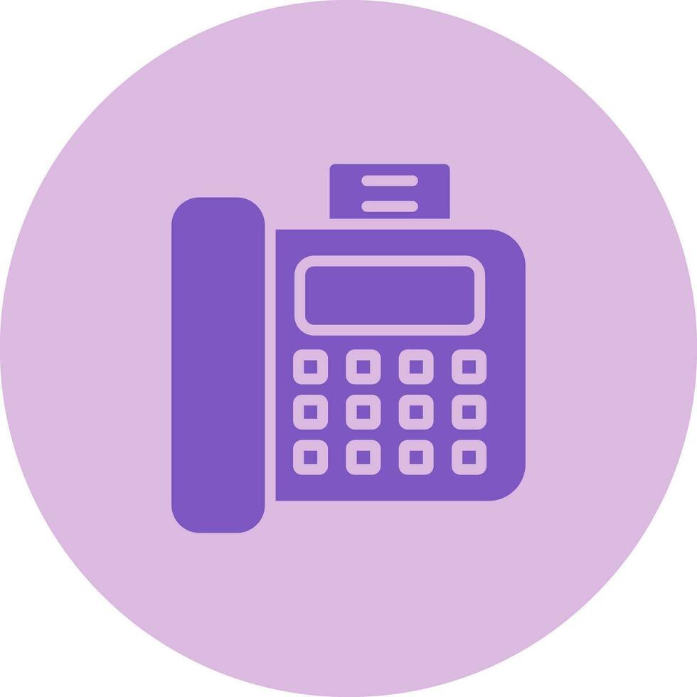 Fax Machine Vector Icon