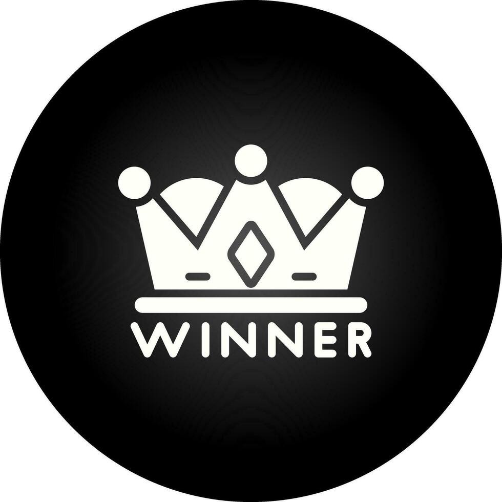 icono de vector de ganador