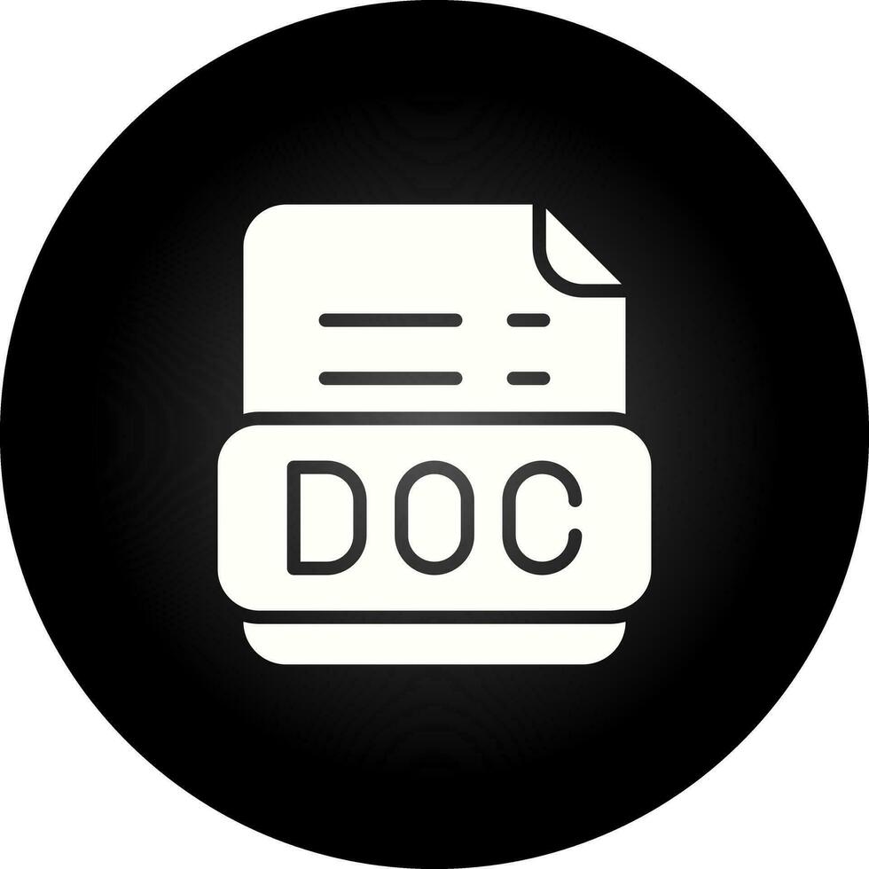 icono de vector de documento