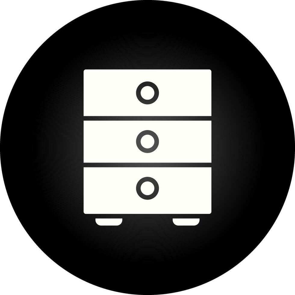 icono de vector de archivador